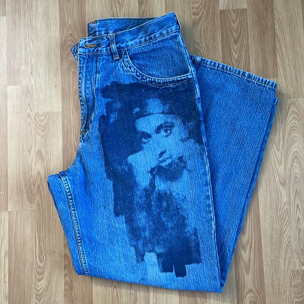 Vintage Makaveli Tupac Denim Jeans